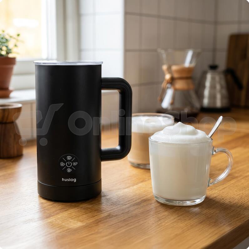 Napěňovač mléka Huslog 500W, černý