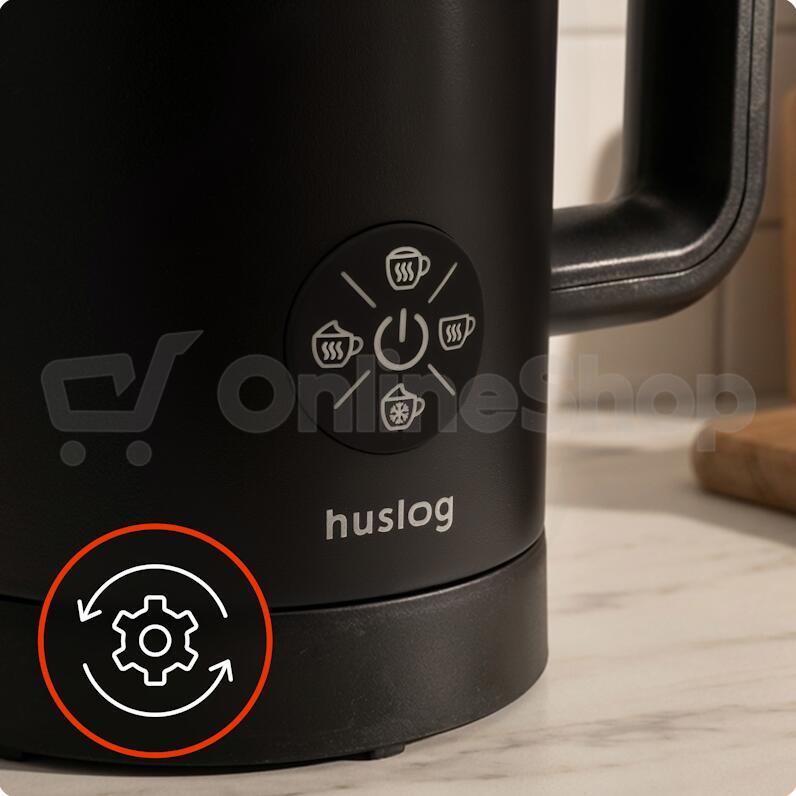 Napěňovač mléka Huslog 500W, černý