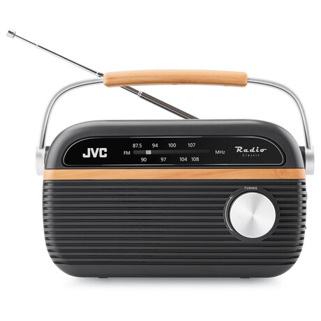 Radiopřijímač JVC RA-E215G, šedý