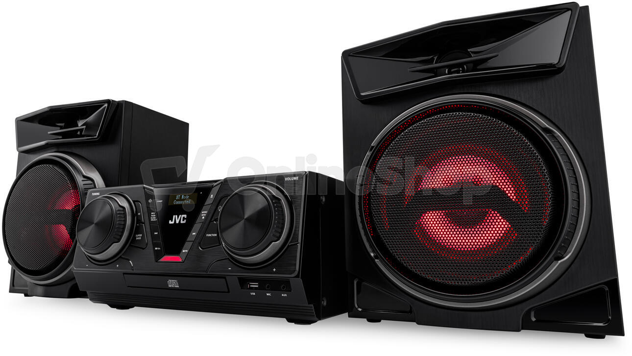 Minisystém JVC MX-E325B-DAB, černý