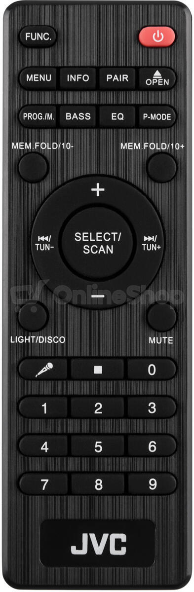Minisystém JVC MX-E325B-DAB, černý