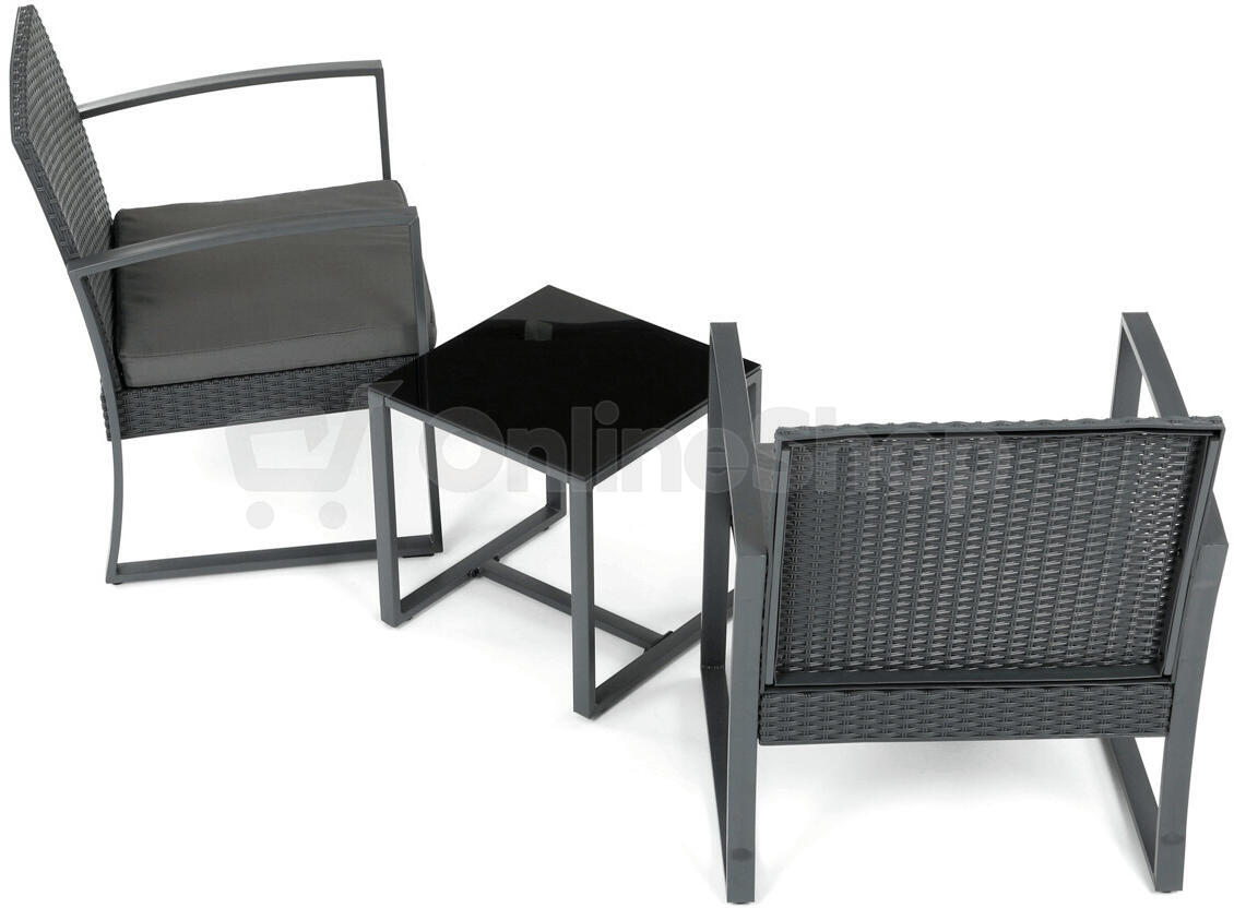 Zahradní set Autronic AZS-H1111 GREY 1+2, šedá