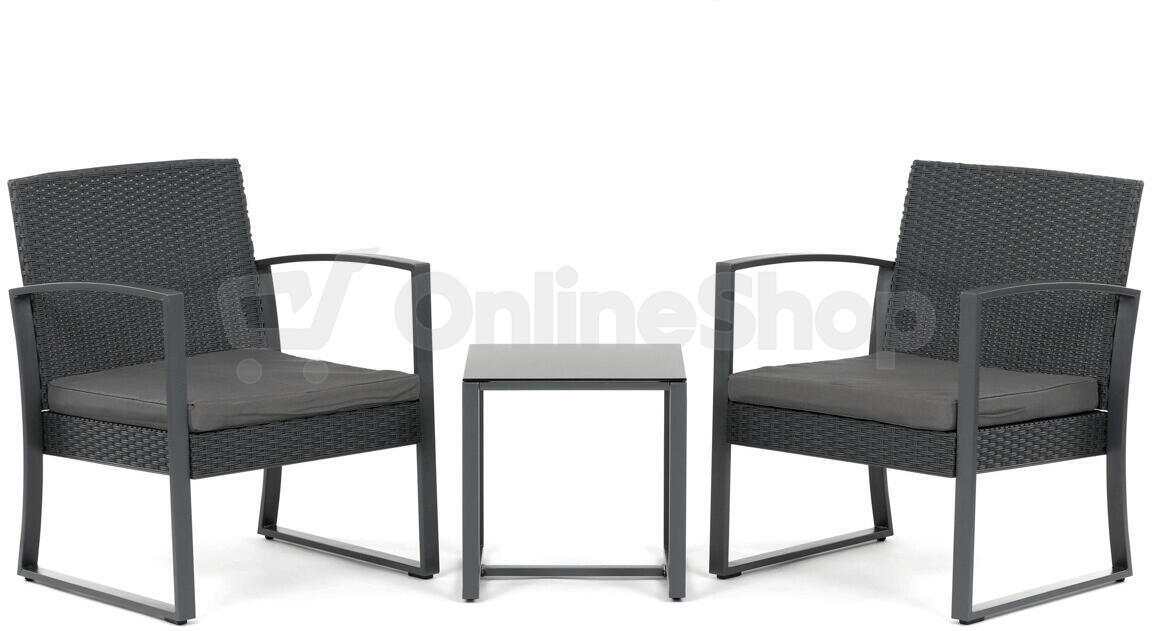 Zahradní set Autronic AZS-H1111 GREY 1+2, šedá