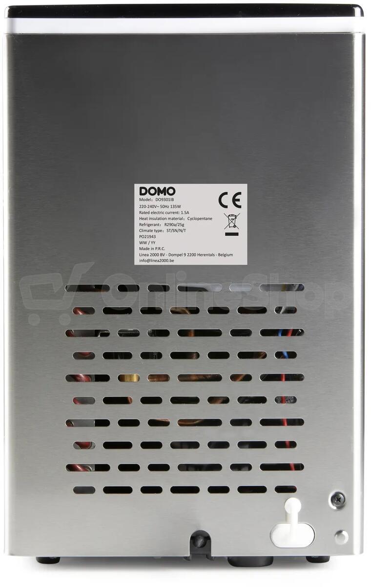 Výrobník čirých ledových kostek - nerez - DOMO DO9301IB