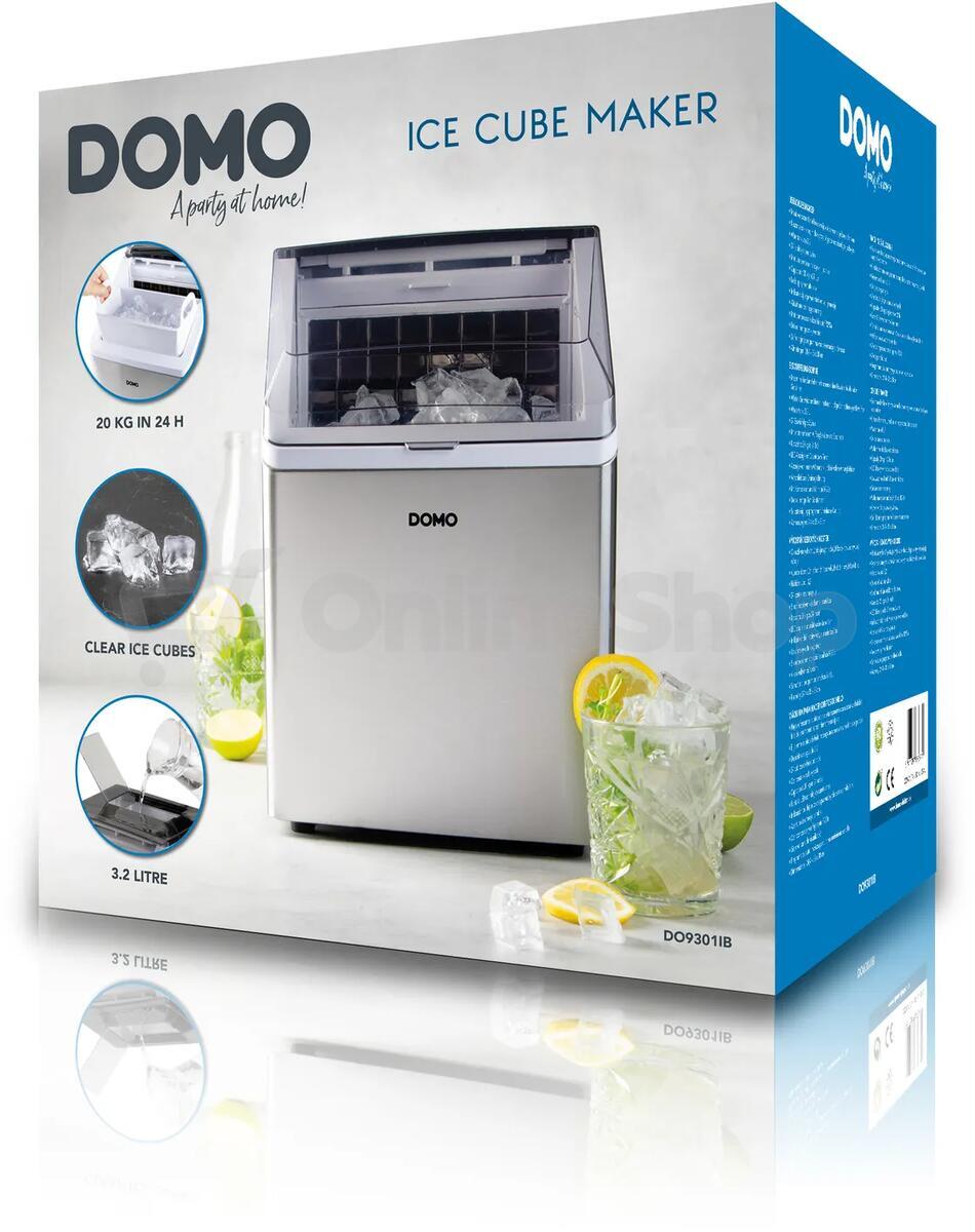 Výrobník čirých ledových kostek - nerez - DOMO DO9301IB