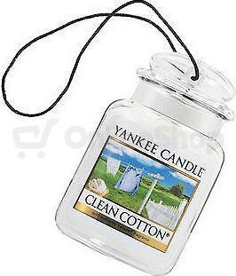 Vůně do auta Yankee Candle Clean Cotton Car Jar, 1 ml