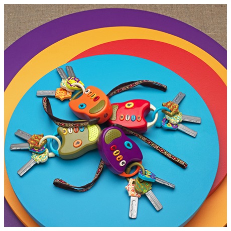 Hudební hračka BToys klíčky k autu FunKeys - B-toys FunKeys (foto 4)