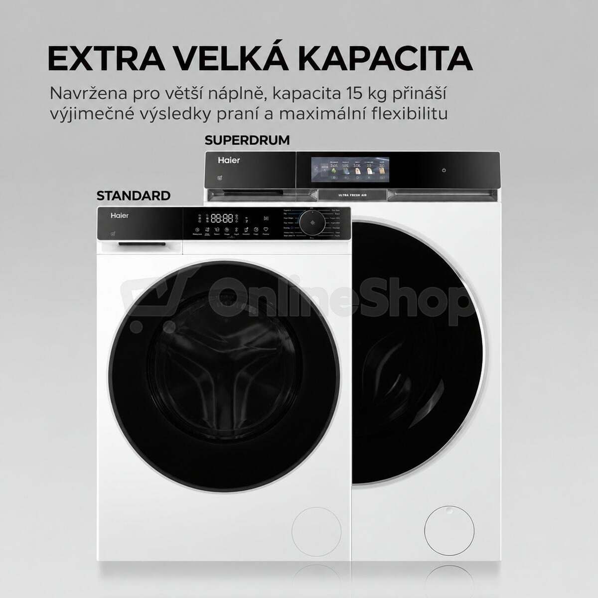 Pračka Haier HW150-BD14397U-S X SERIES 11 SUPERDRUM