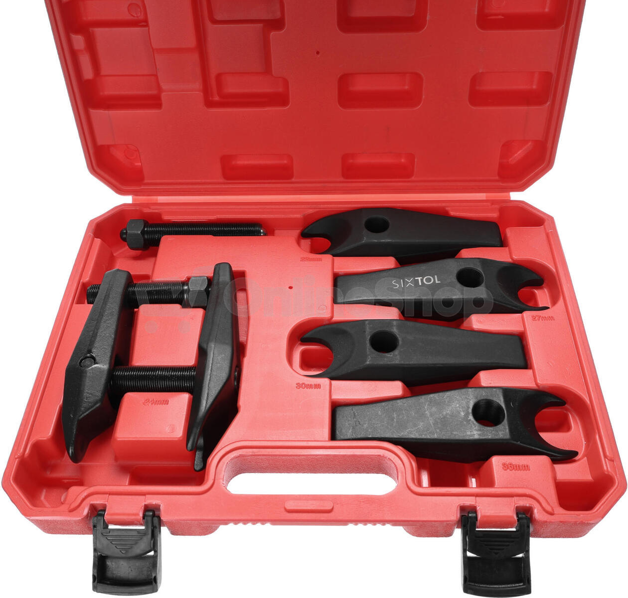 Stahovák kulových čepů evropských vozů MECHANIC PULLER SET 9, 4 velikosti SIXTOL
