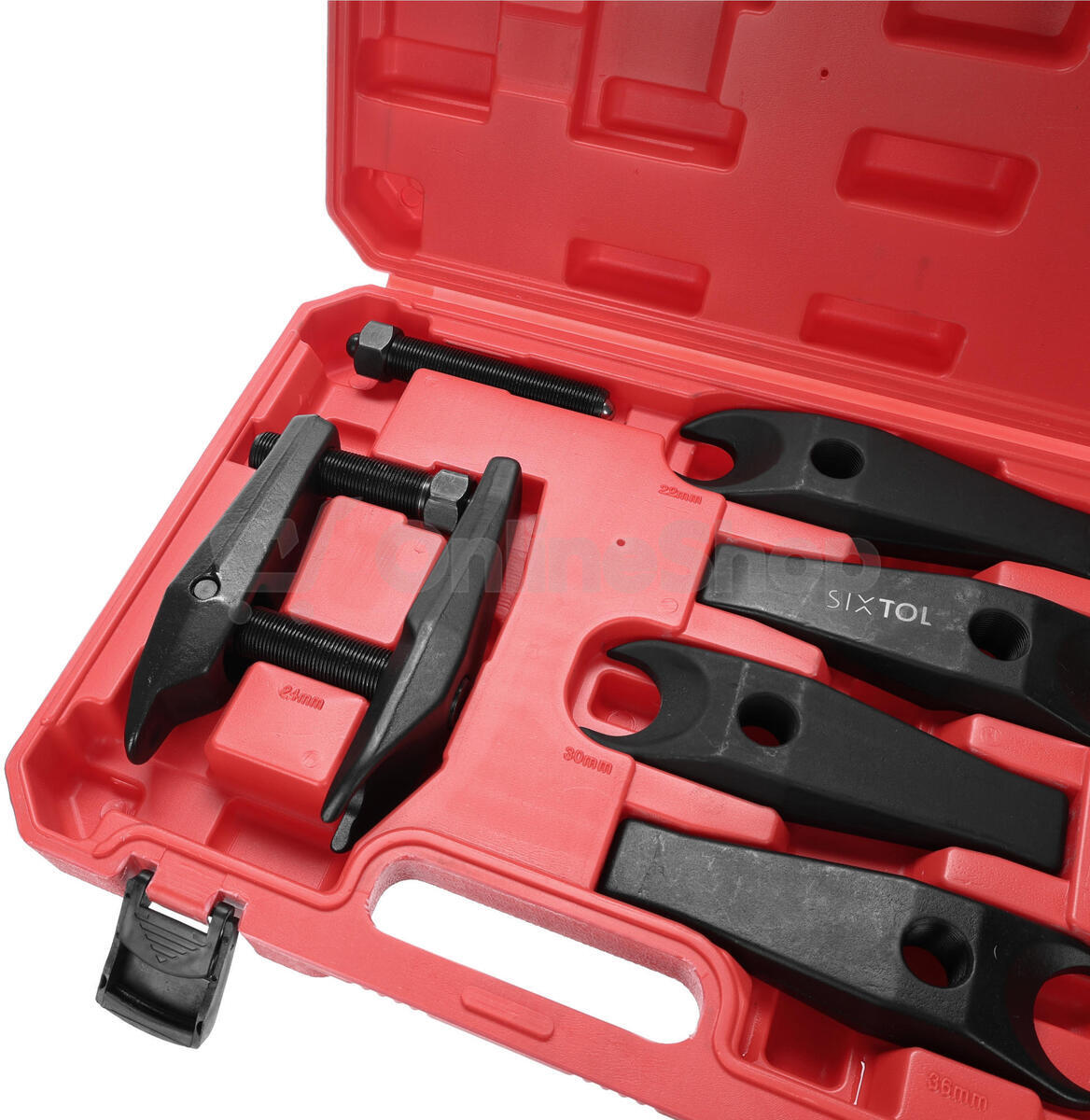 Stahovák kulových čepů evropských vozů MECHANIC PULLER SET 9, 4 velikosti SIXTOL
