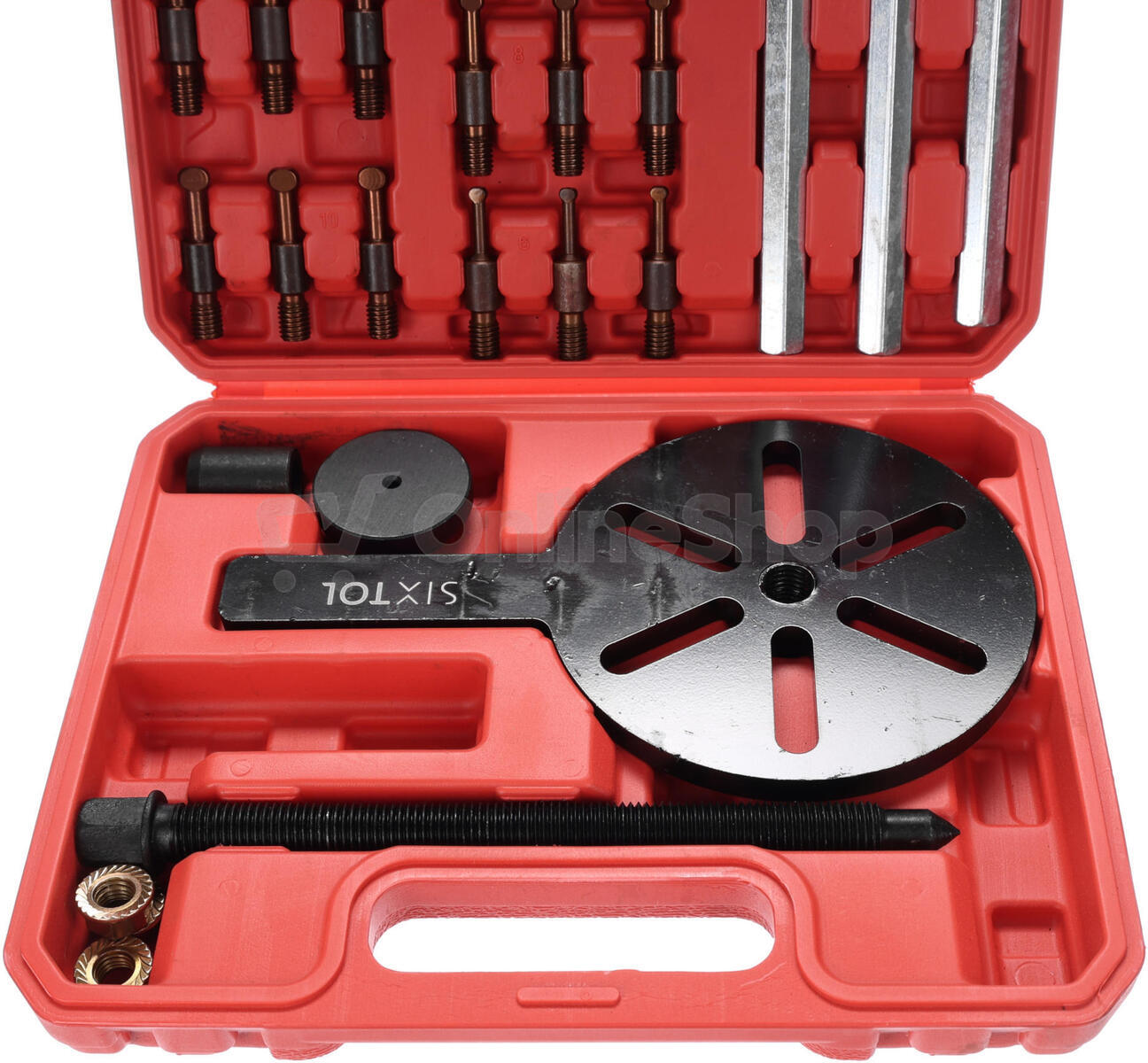 Sada s tříramenným stahovákem vnitřních ložisek MECHANIC BEARING PULLER 4 SIXTOL