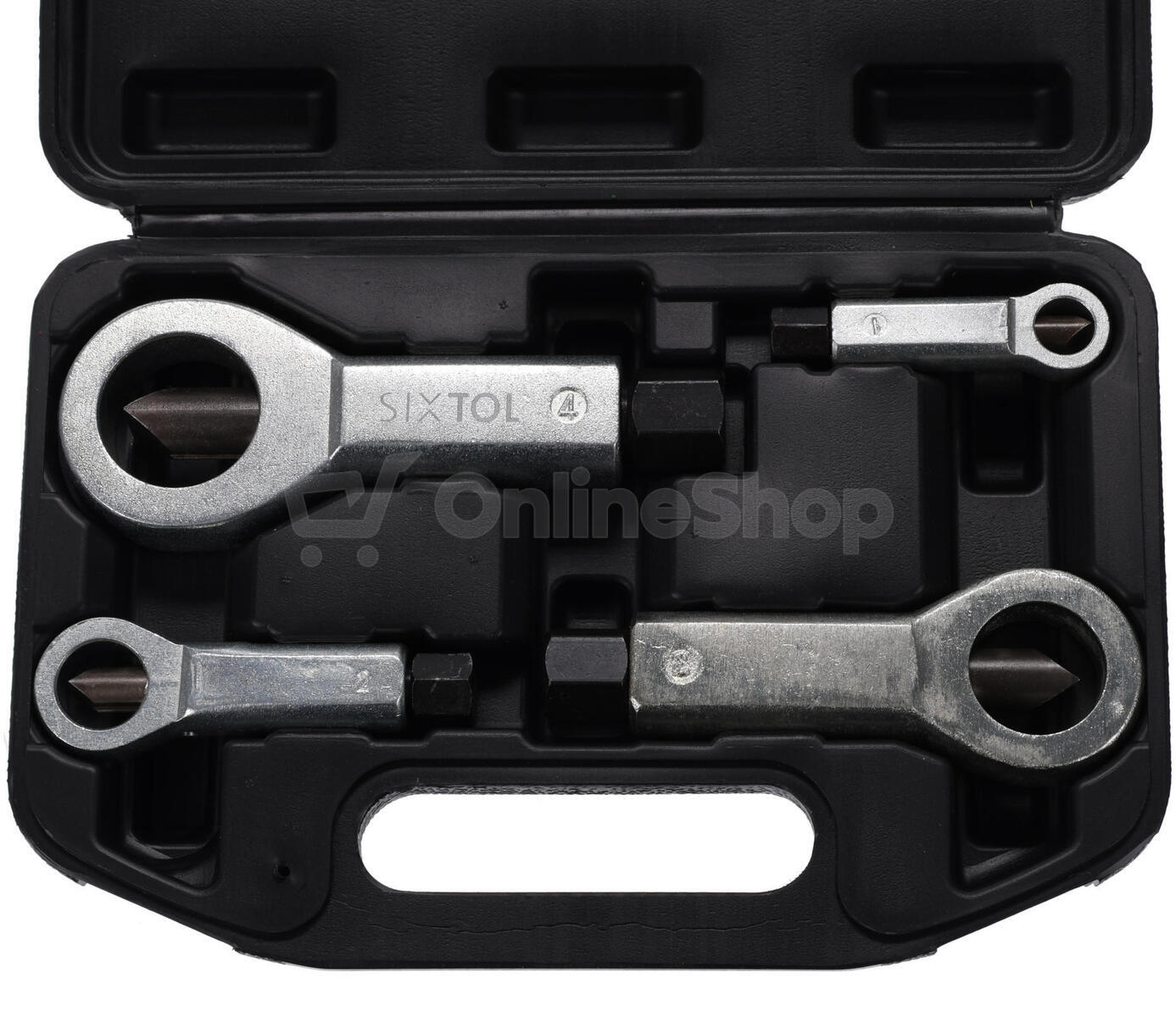 Sada střihačů poškozených matic MECHANIC NUT REMOVER 1, 4 ks SIXTOL