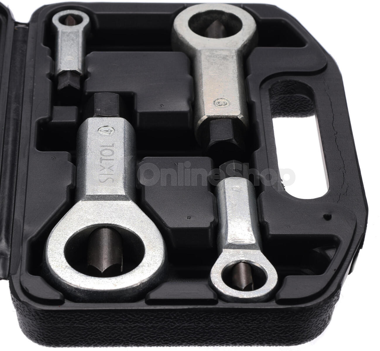 Sada střihačů poškozených matic MECHANIC NUT REMOVER 1, 4 ks SIXTOL
