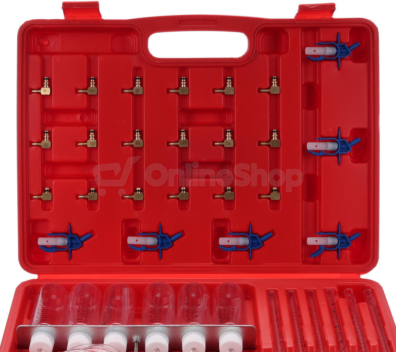 Testovací sada pro měření průtoku vstřikovačů Common Rail MECHANIC FLOW METER 1 SIXTOL