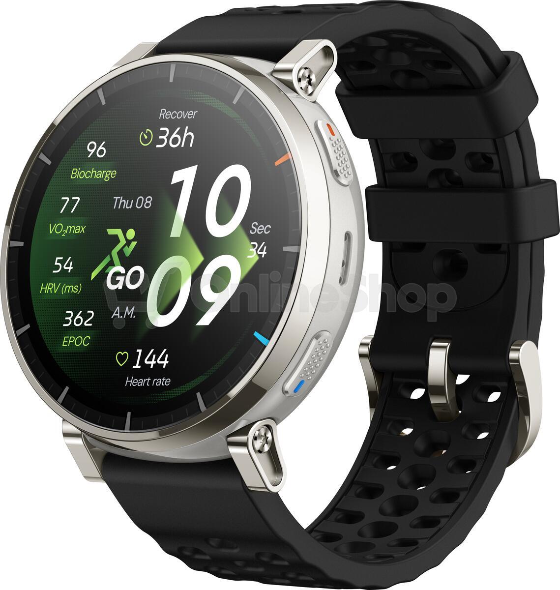 Chytré hodinky Amazfit Active 3 Premium Apex Silver