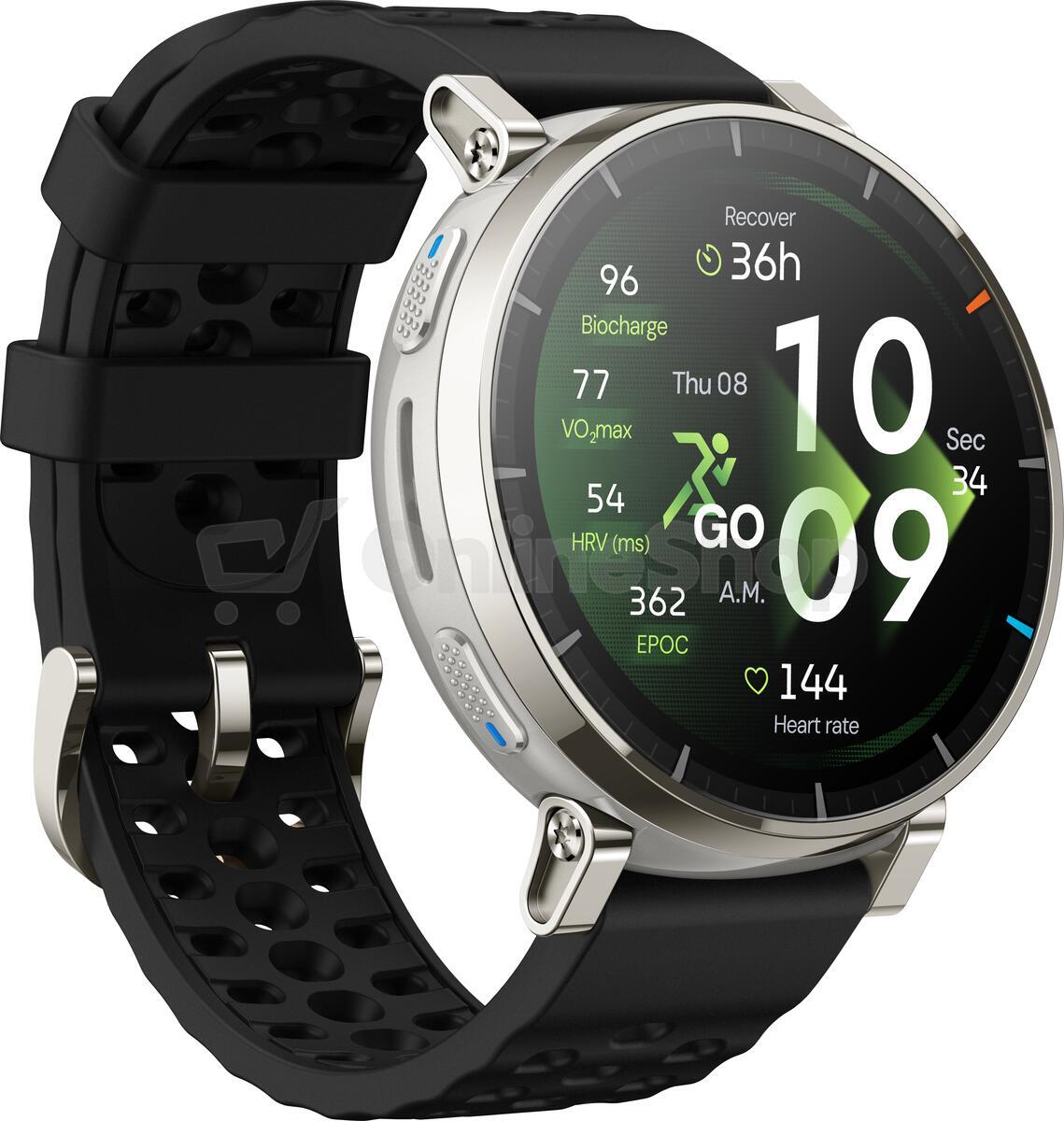 Chytré hodinky Amazfit Active 3 Premium Apex Silver
