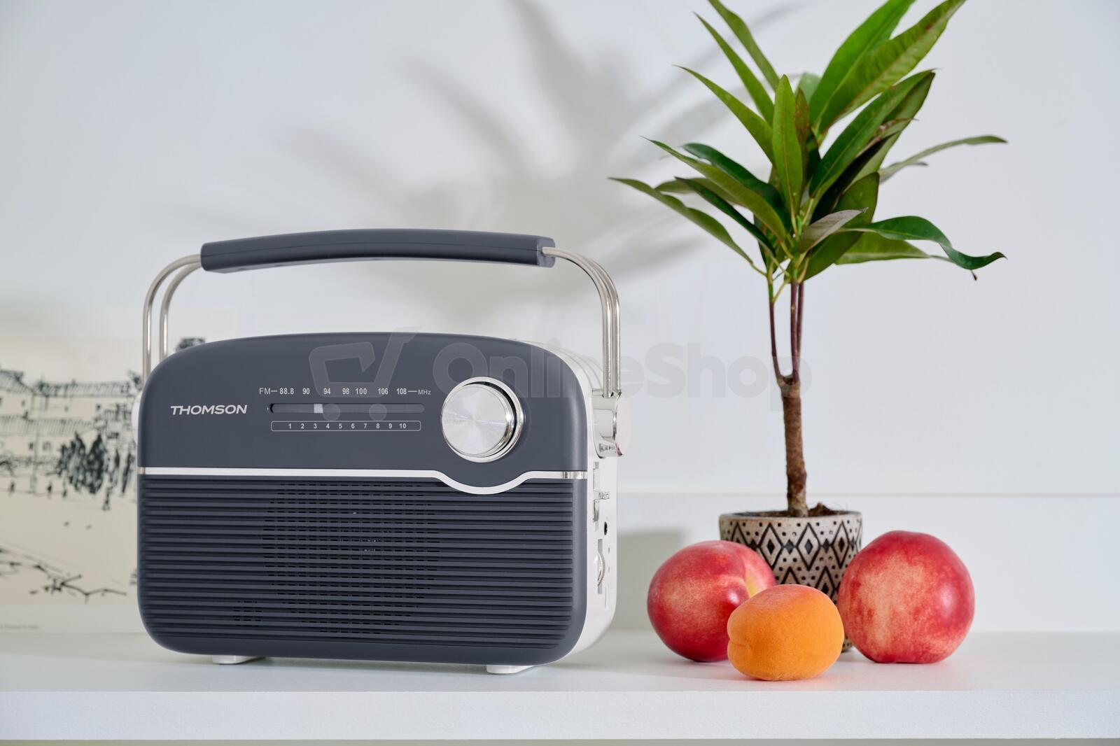 Radiopřijímač BigBen Thomson RTS450BTG, černý