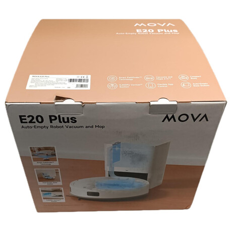 Robotický vysavač MOVA E20 Plus, bílý | Skutečná fotografie prodávaného kusu