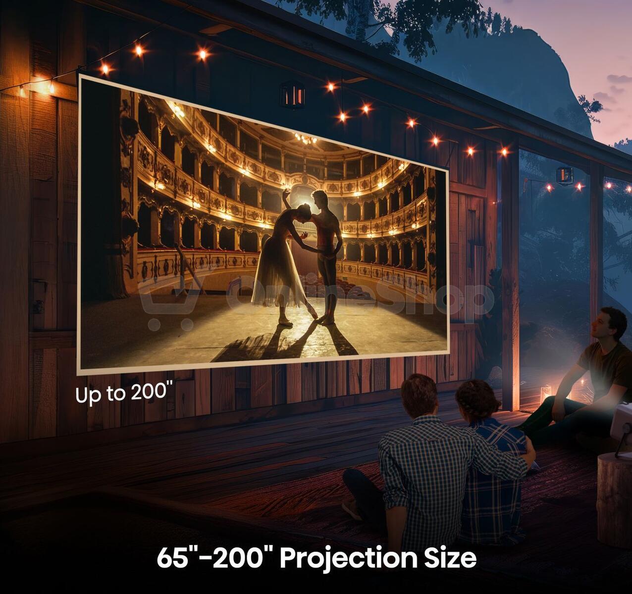 Smart mini projector Hisense PROJECTOR M2SE Pro HSN
