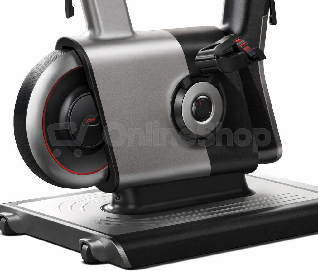 Elektromagnetický cyklotrenažér BCF7K s bluetooth černo šedý