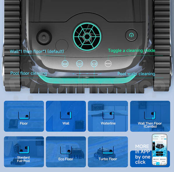 Bezdrátový robot na čištění bazénů Wybot S2 Pro