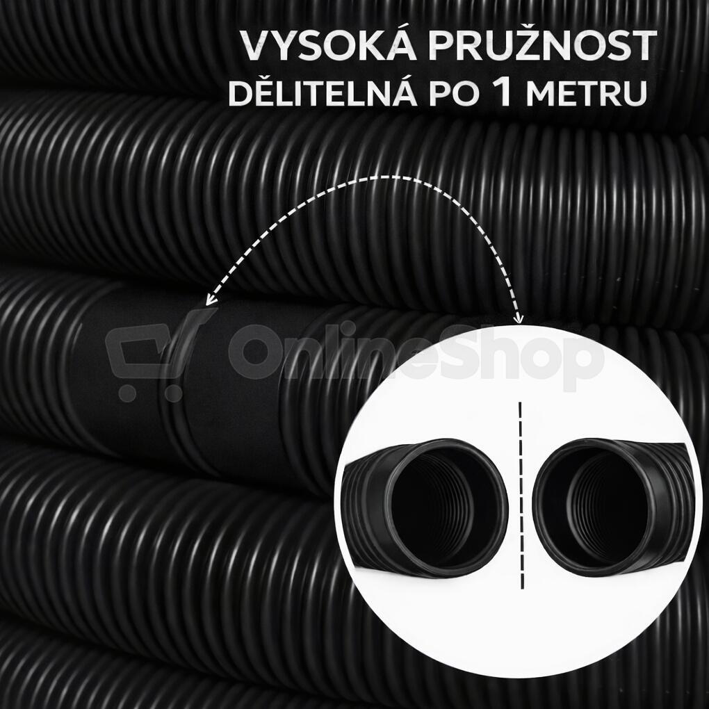 Hadice bazénová 32 mm (6m) černá CF