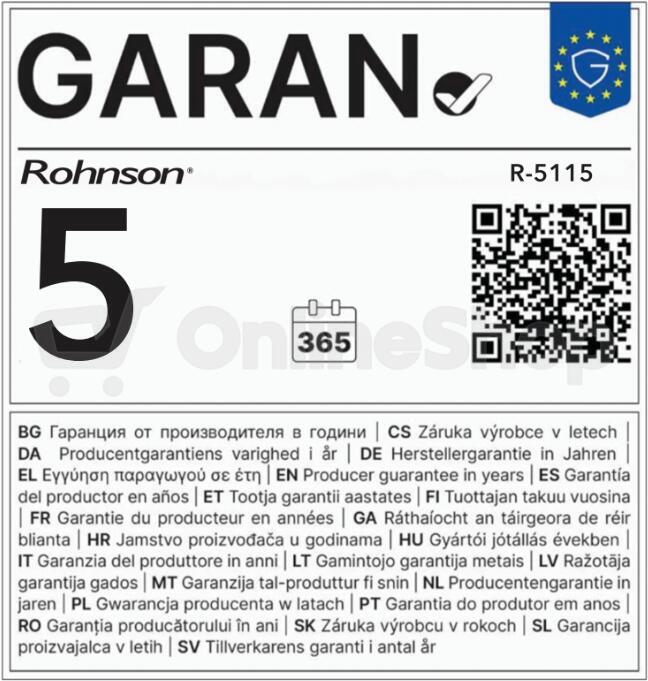 Sekáček potravin Rohnson R-5115 Multimate