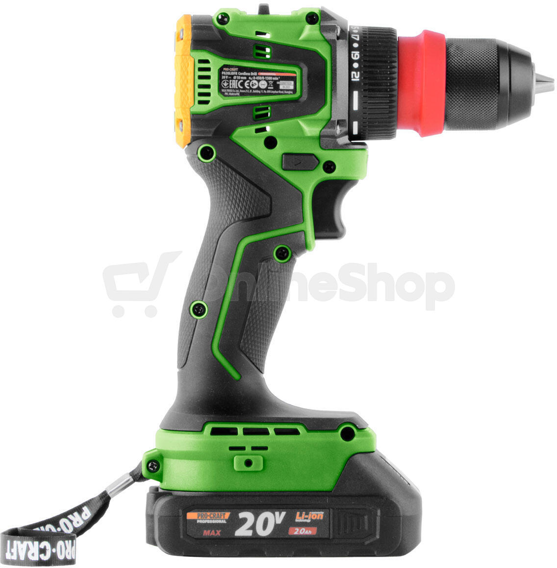 Aku vrtací šroubovák Procraft PA20LiDFR-1B-C / PA20LiDFR-1B=C