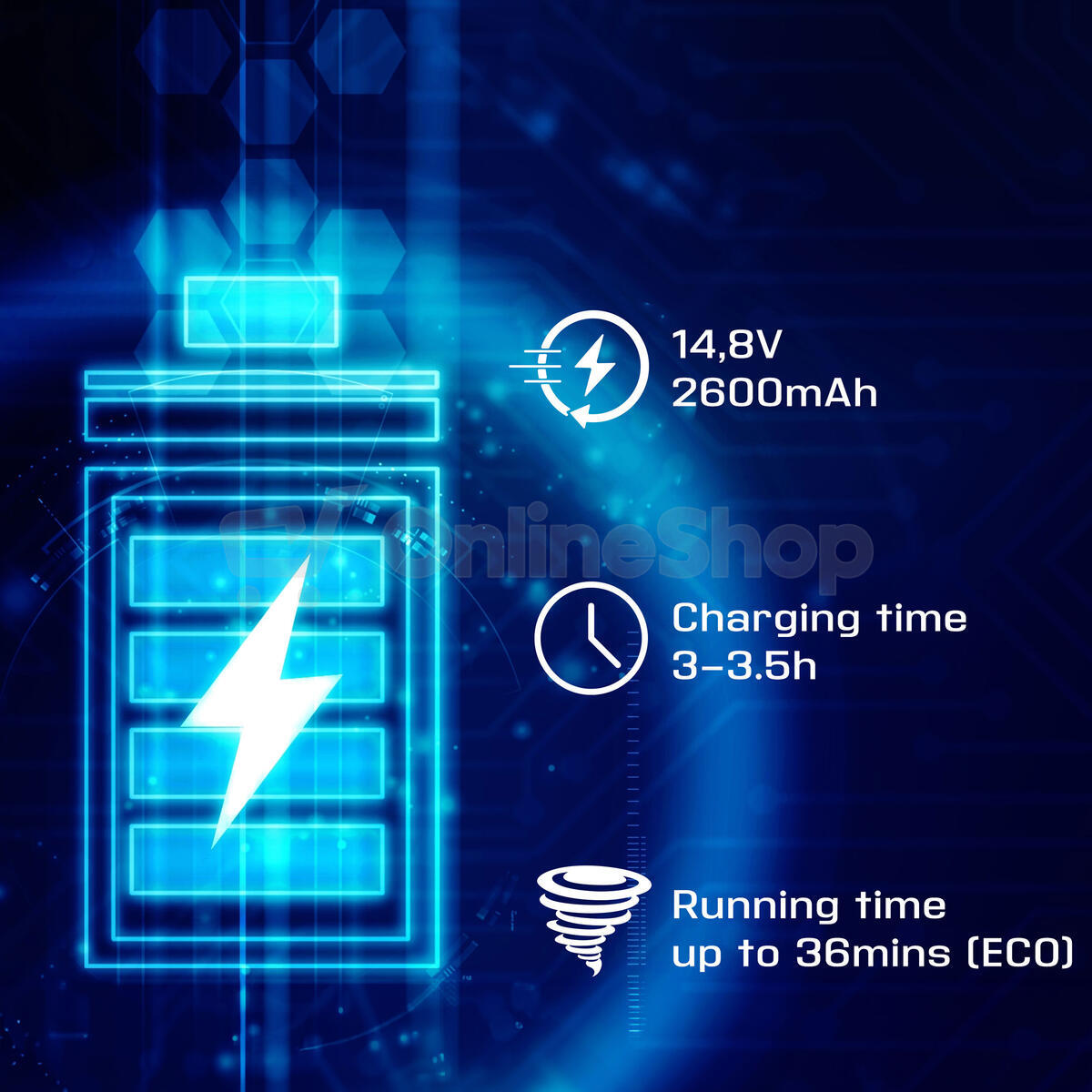 Ruční vysavač Rohnson M3 Mamba Light