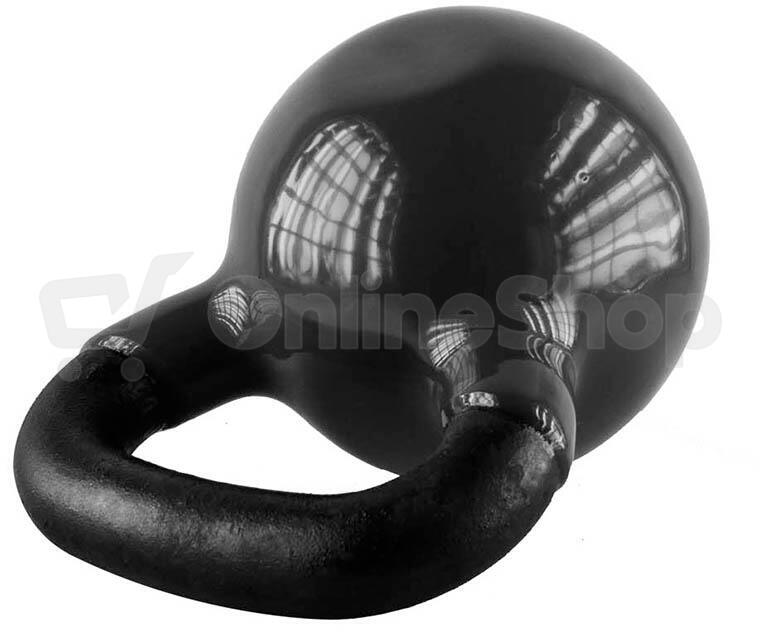 Kettlebell pokrytý vinylem HMS KNV04 4 kg, černý