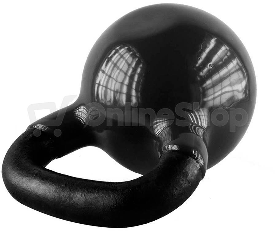 Kettlebell pokrytý vinylem HMS KNV08 8 kg, černý