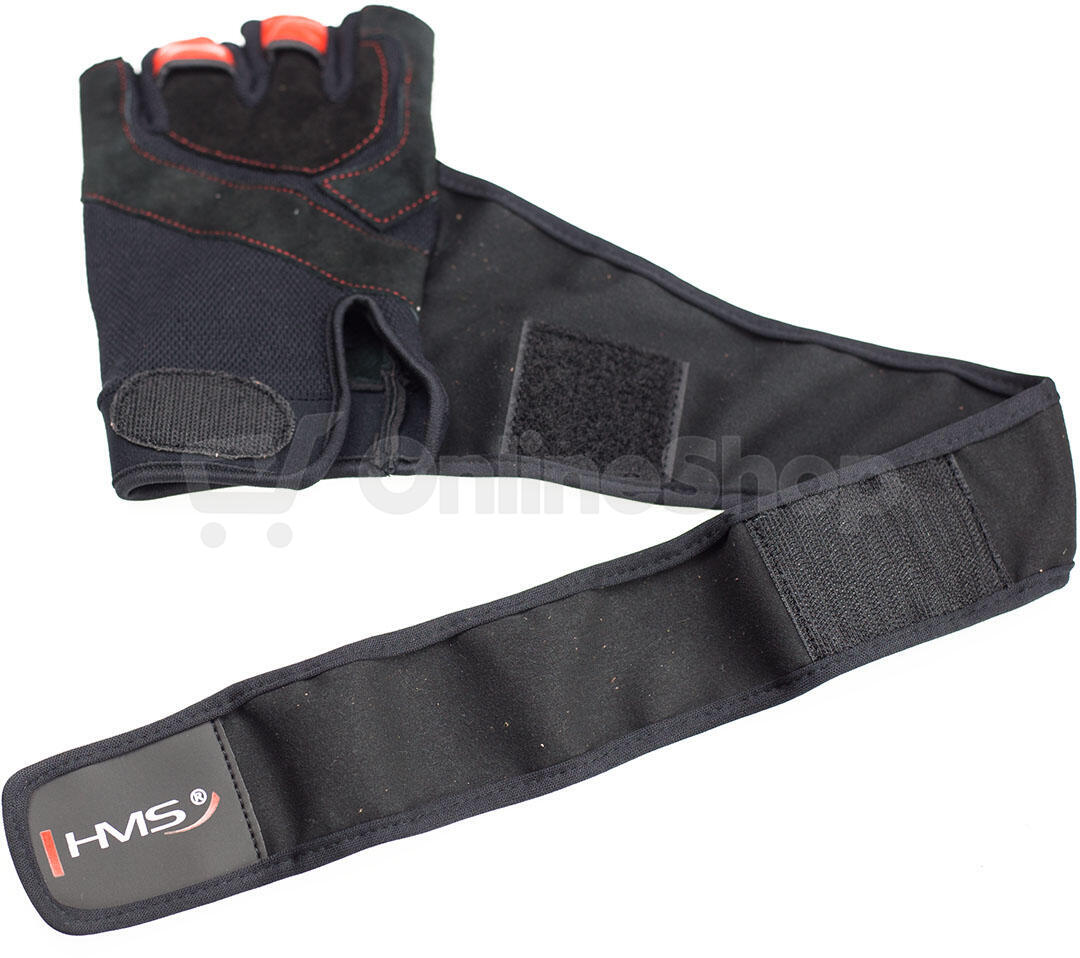 FITNESS RUKAVICE ČERVENÉ RST01 HMS