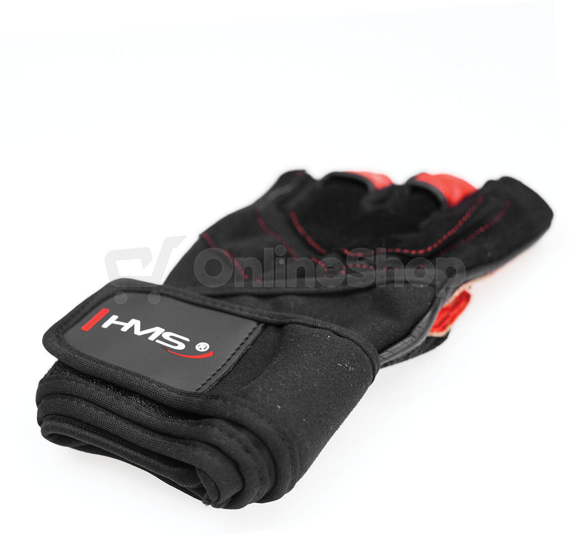 FITNESS RUKAVICE ČERVENÉ RST01 HMS