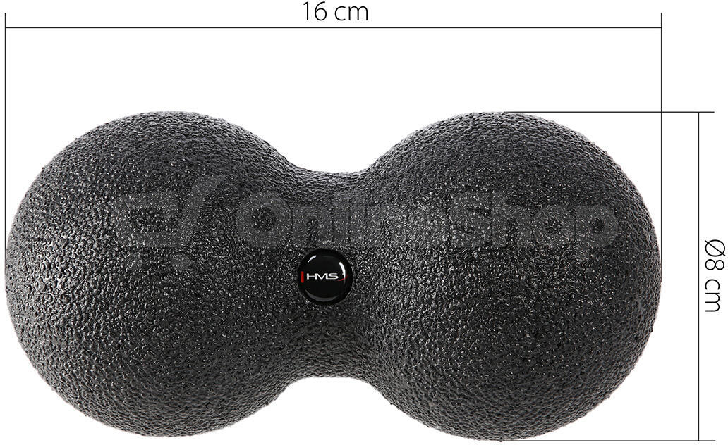 Masážní míč HMS BLM02 8 cm - Lacrosse Ball