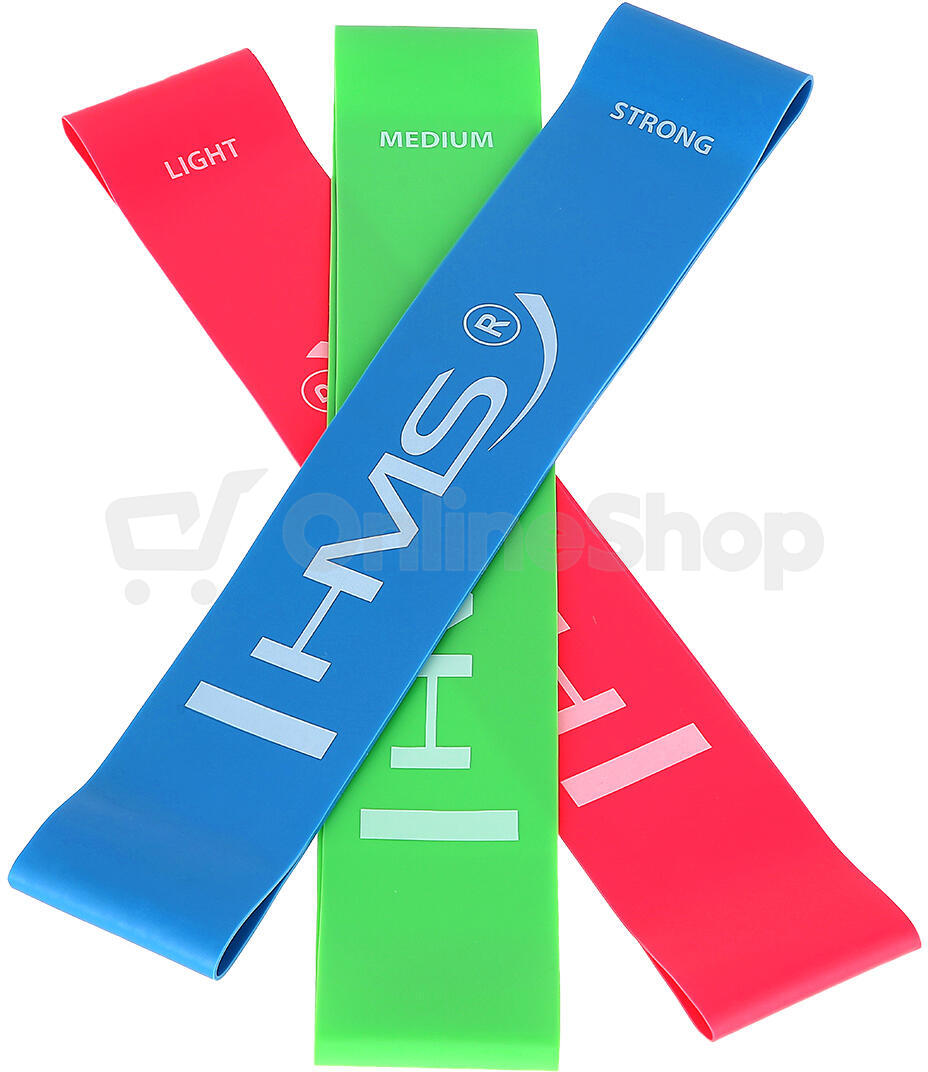 Sada fitness gum HMS GU04 Slim Set