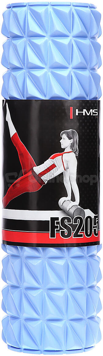 Fitness válec HMS FS205 45 cm, modrý