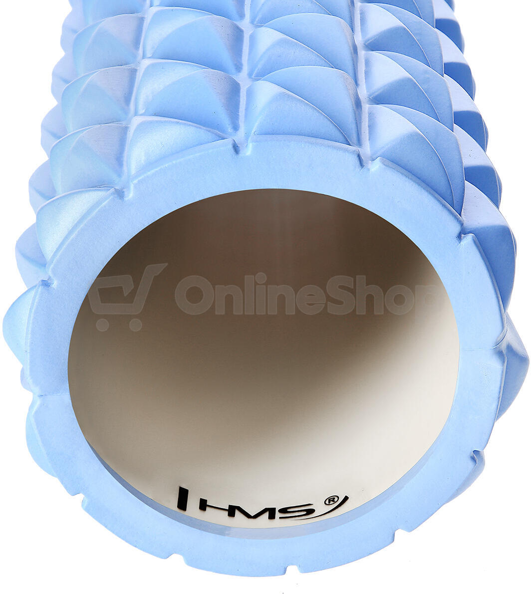 Fitness válec HMS FS205 45 cm, modrý