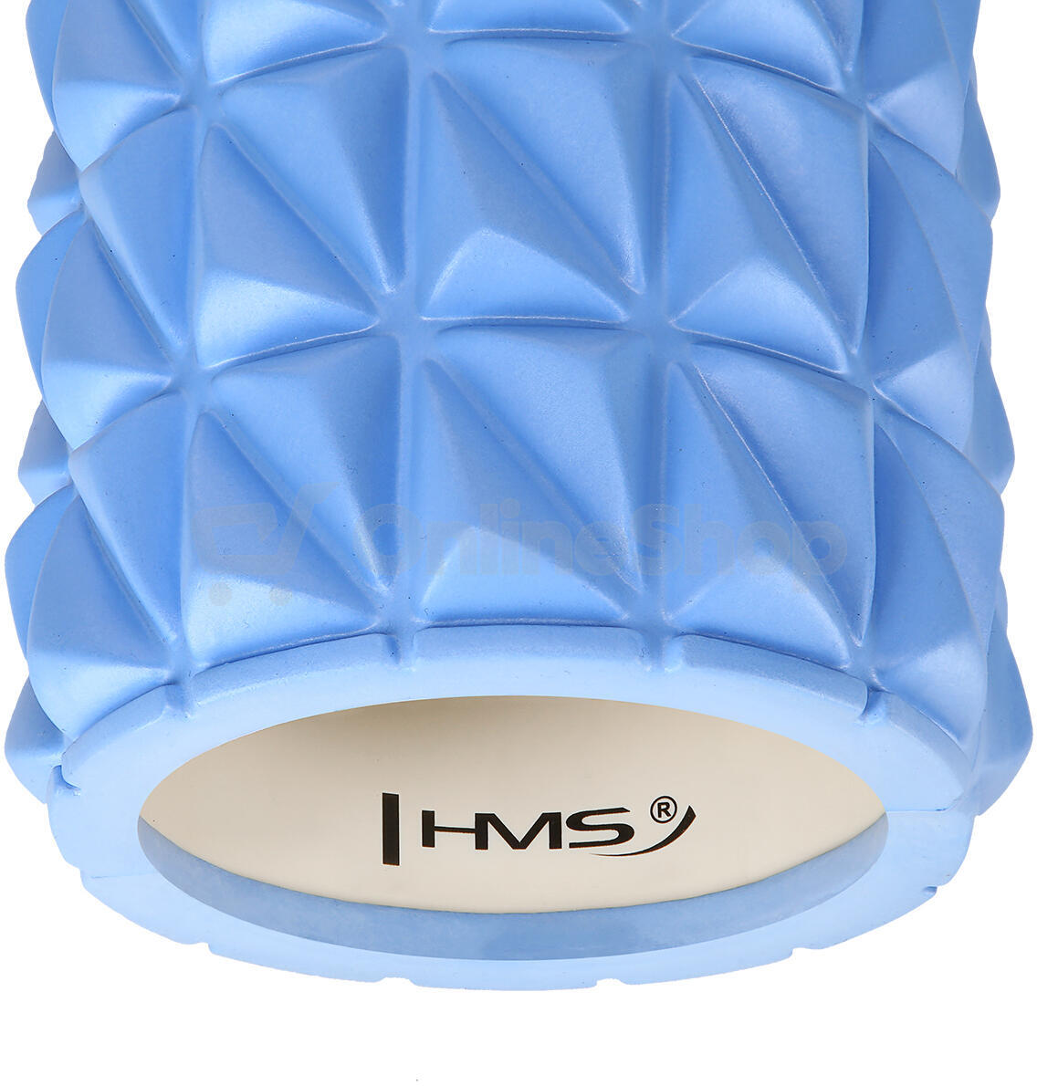 Fitness válec HMS FS205 45 cm, modrý