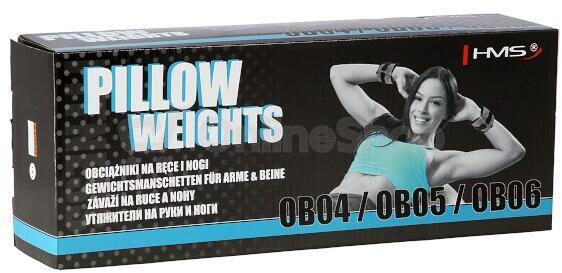 Zátěže HMS OB06, 2 x 3 kg, černé