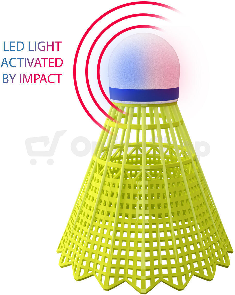 Badmintonové míčky NILS NBL6293 s LED 3 ks