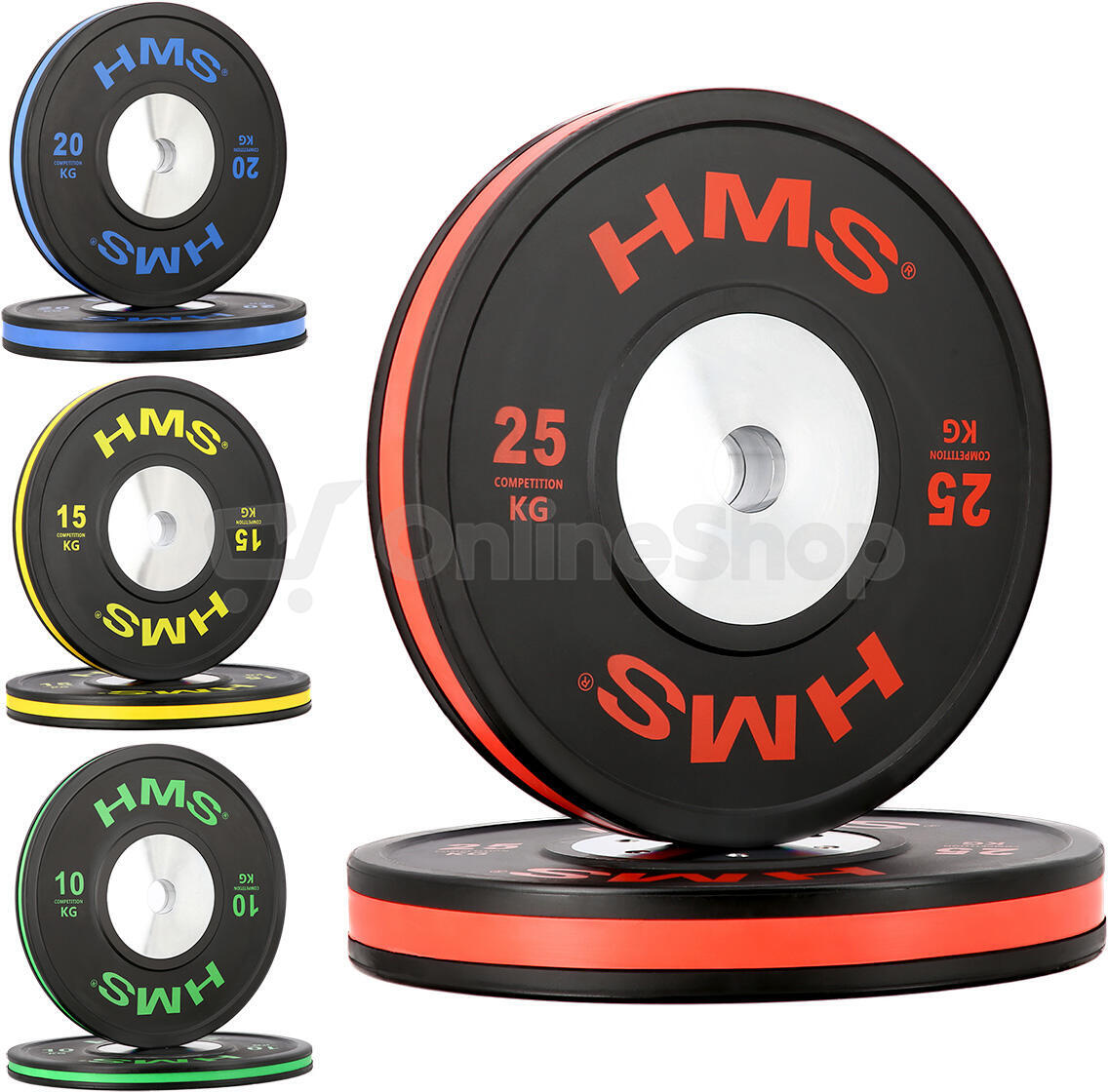 Sada olympijských bumper kotoučů HMS BTBR