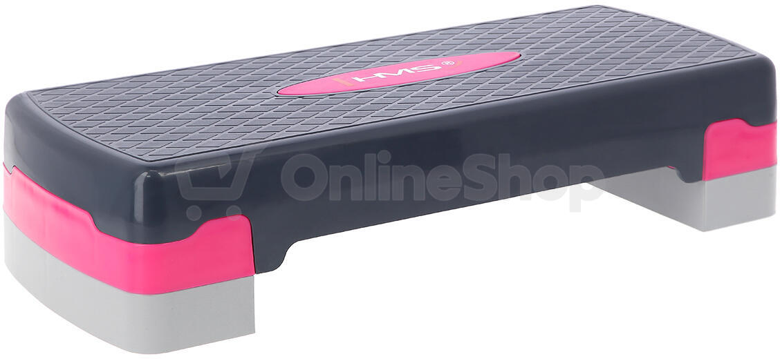Step na aerobik HMS AS002 růžovo-šedý