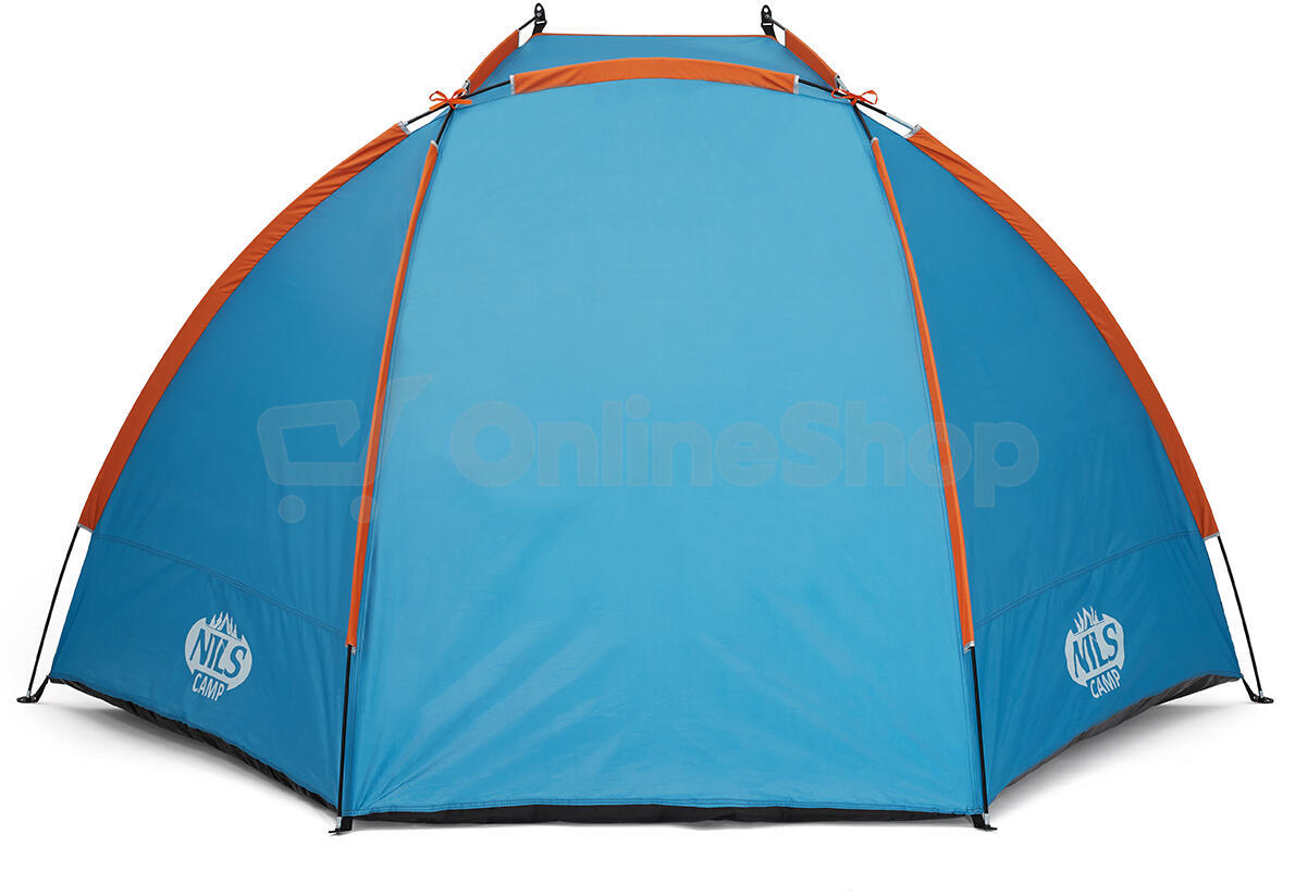 Plážový stan NILS Camp NC8030 modrý-oranžový