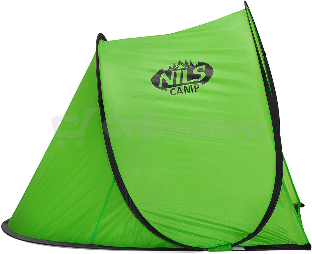 Samorozkládací plážový stan NILS Camp NC3173 zelený