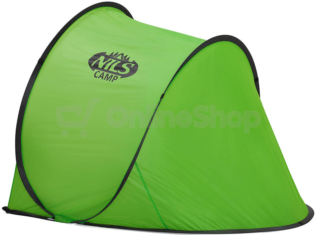 Samorozkládací plážový stan NILS Camp NC3173 zelený