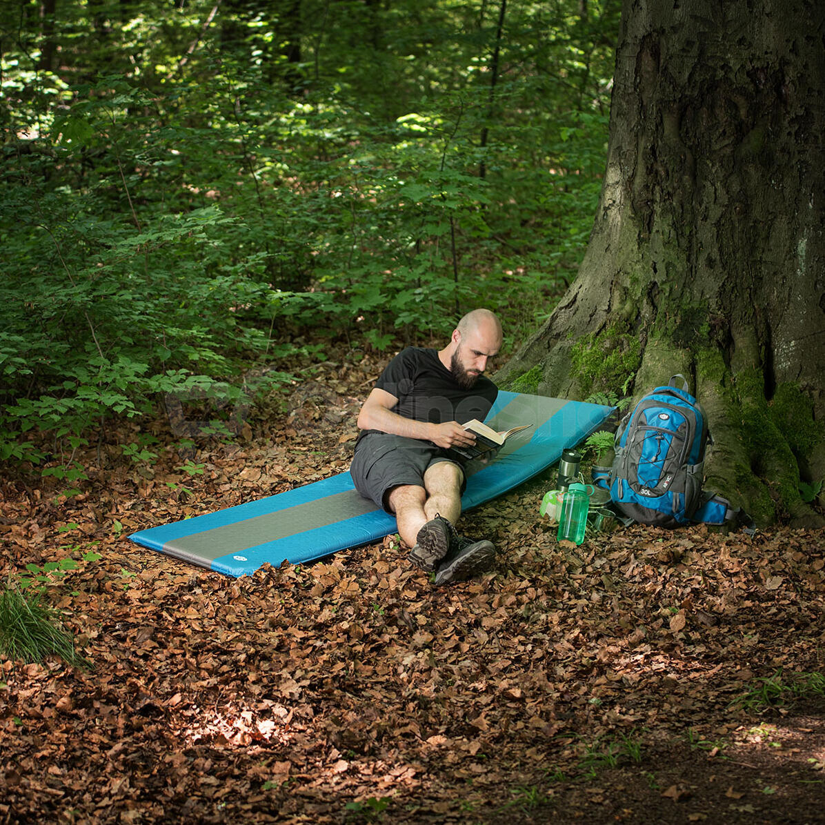 Samonafukovací karimatka NILS Camp NC4340 modrá