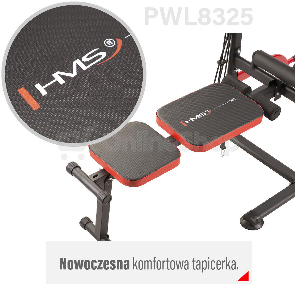 Multifunkční bradla s lavicí HMS PWL8325