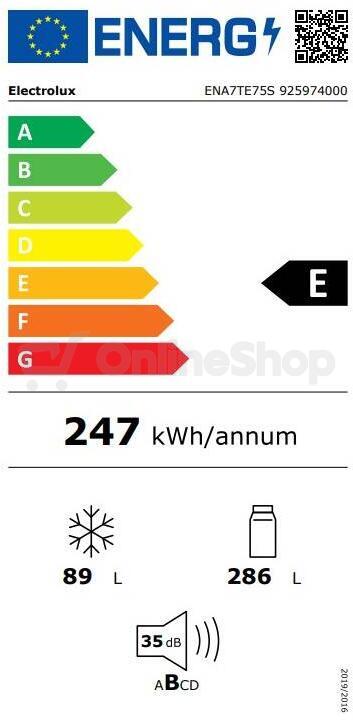 Vestavná chladnička s mrazákem Electrolux 700 ENA7TE75S