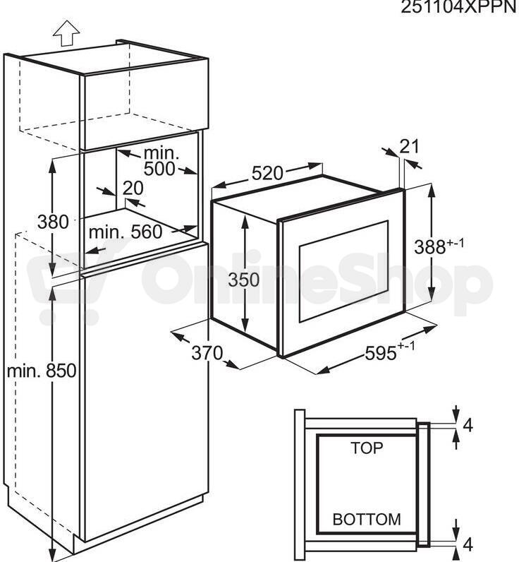 Mikrovlnná trouba Electrolux 600 Gril LMS4253TBK