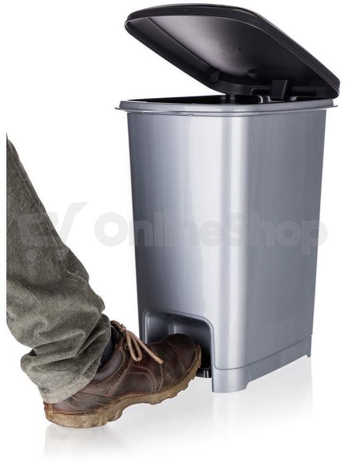 BRILANZ koš odpadkový nášlapný STEP 40l obdél. PH ŠE
